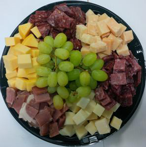 Cubed Cheese and Meat Product Image